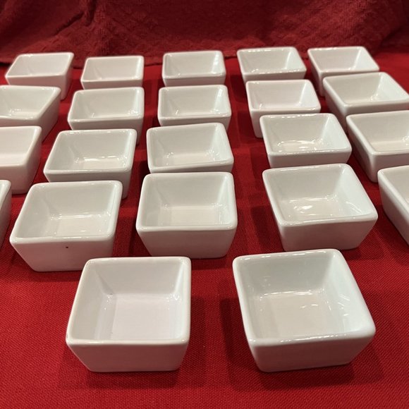 Lot of 22 Square Tasting Bowls - Picture 2 of 4